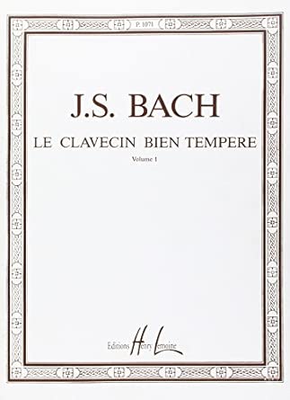 Le Clavier bien tempéré Vol.1 - partition Piano