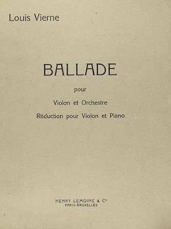 Ballade Op.52 - partition Piano