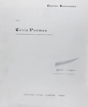Poèmes (3) n°3 - partition orgue