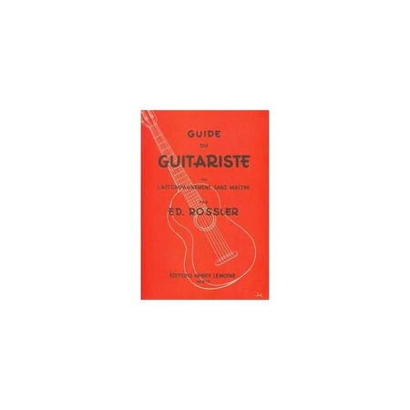 Guide du guitariste - partition guitare