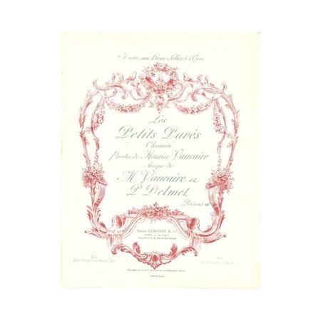 Petits paves --- chant et piano - partition Piano