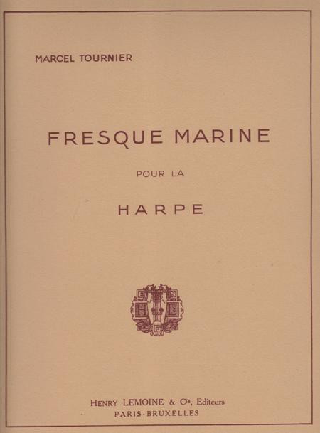 Fresque Marine - partition harpe
