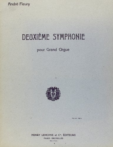 Symphonie n°2 - partition orgue