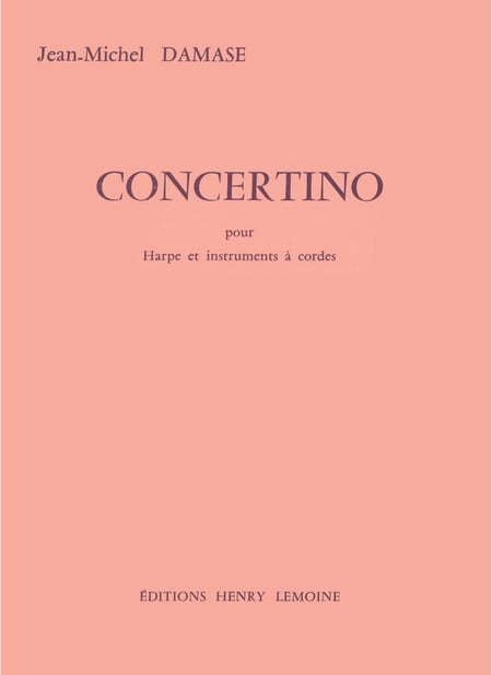 Concertino pour harpe - partition harpe