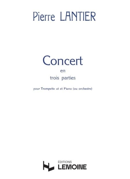 Concert en 3 parties - partition trompette en UT
