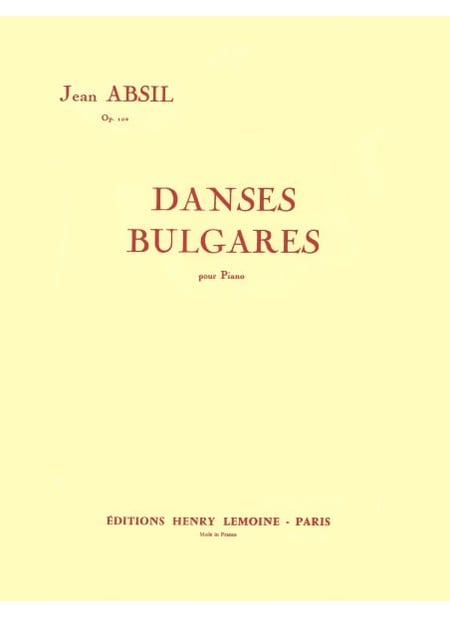 Danses bulgares Op.102 - partition Piano