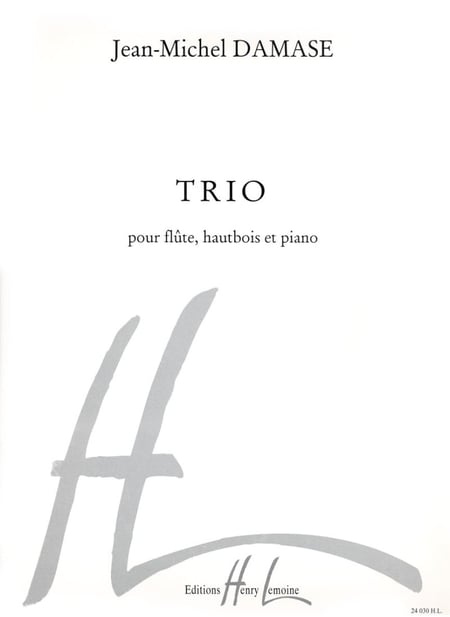 Trio --- flûte, hautbois, piano - partition Piano