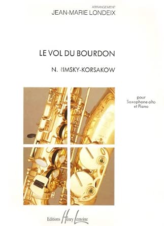 Le Vol du bourdon - partition saxophone MIB et Piano