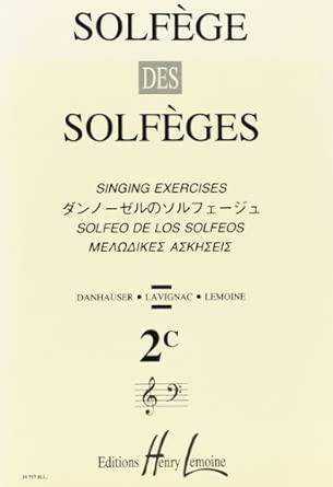 Solfège des Solfèges Vol.2C sans accompagnement - méthode Solfège