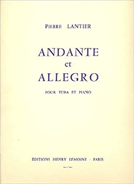 Andante et allegro - partition Piano