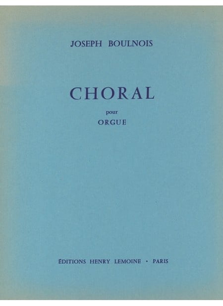Choral - partition orgue