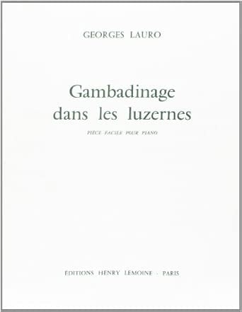 Gambadinage dans les luzernes - partition Piano