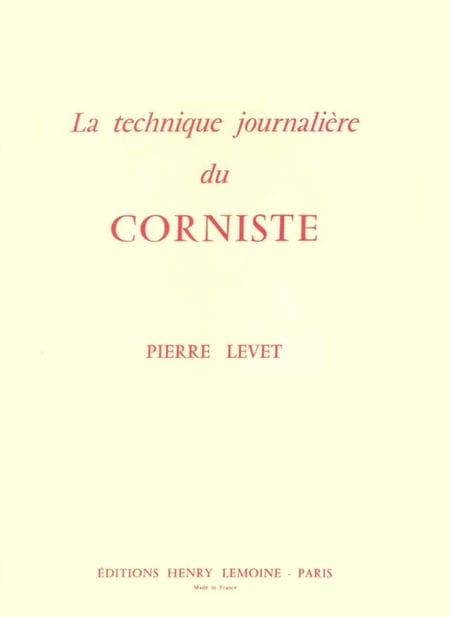 Technique journalière du corniste - partition cor