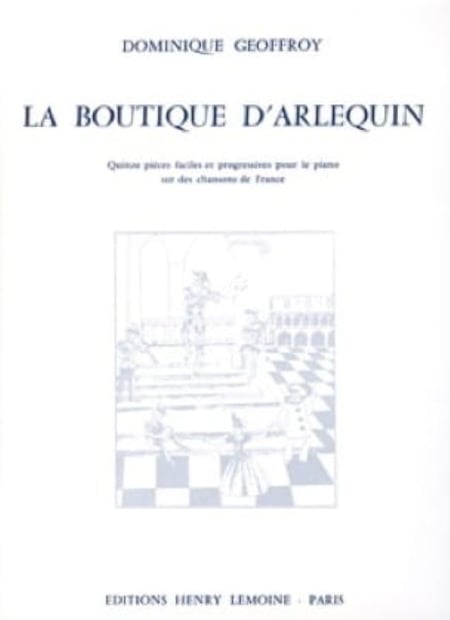 Boutique d'Arlequin - partition Piano