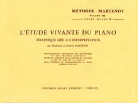 Etude vivante 4 - supérieur A - partition Piano