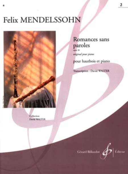 Romances sans paroles (2) - partition flûte ou hautbois