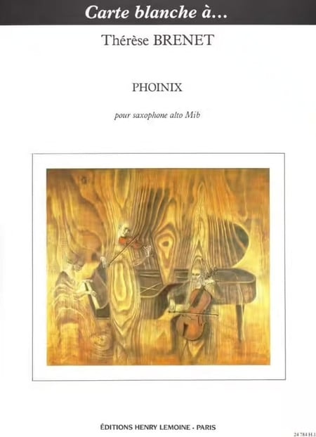 Phoinix - partition saxophone alto SOLO