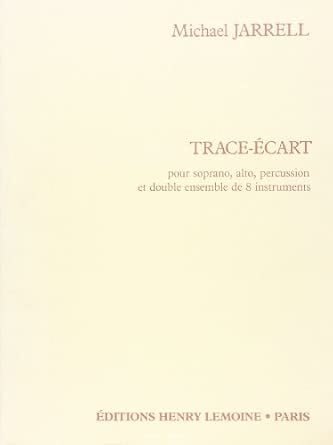 Trace-Écart - partition soprano, alto