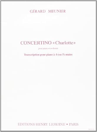 Concertino Charlotte - partition Piano