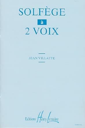 Solfège à 2 voix sans accompagnement - méthode Solfège