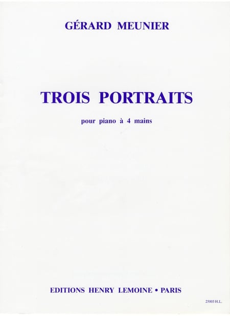 3 Portraits - partition Piano