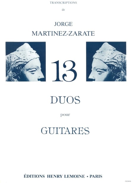 13 Duos - transcription - partition guitare
