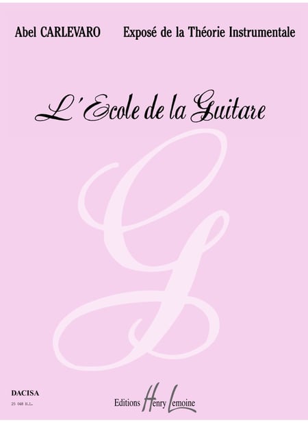 L'École de la Guitare - partition guitare