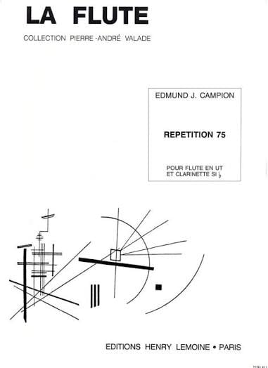 Répétition 75 - partition flûte et clarinette
