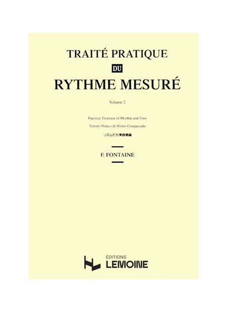Traité du rythme Vol.2 - partition formation musicale