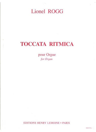Toccata ritmica - partition orgue