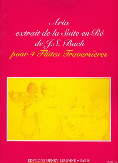 Aria extr. de la suite en re maj. --- 4 flutes