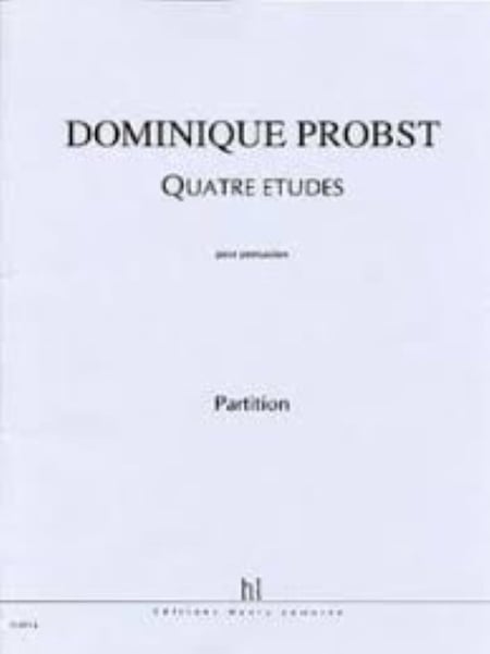 4 Études - partition percussion