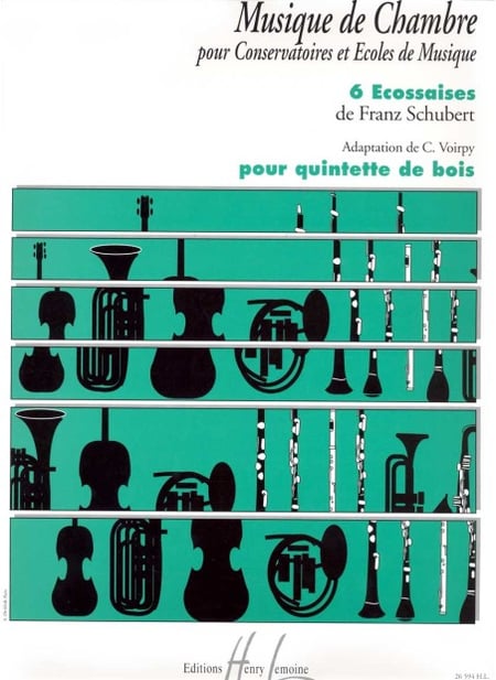 6 Écossaises - partition quintette