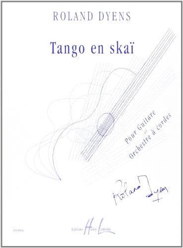 Tango en Skaï (version orchestre) - partition guitare et orchestre