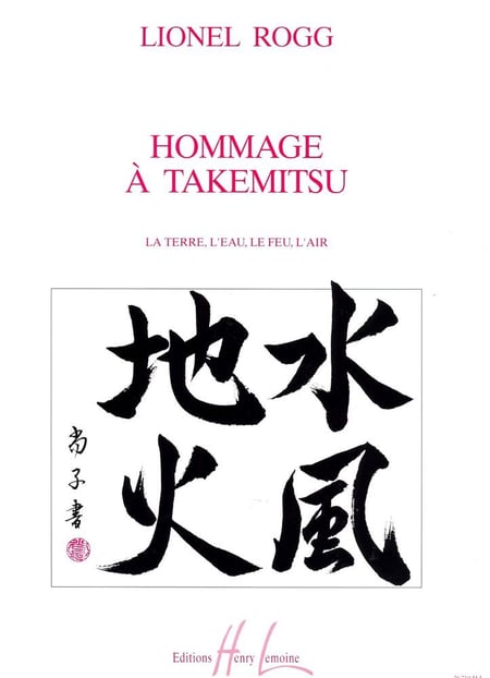 Hommage à Takemitsu - partition orgue