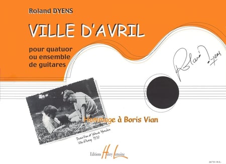 Ville d'Avril - partition guitare