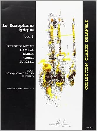 Le Saxophone lyrique Vol.1 - partition saxophone