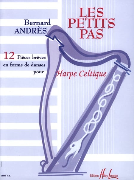 Les petits pas (12 pièces brèves) - partition harpe