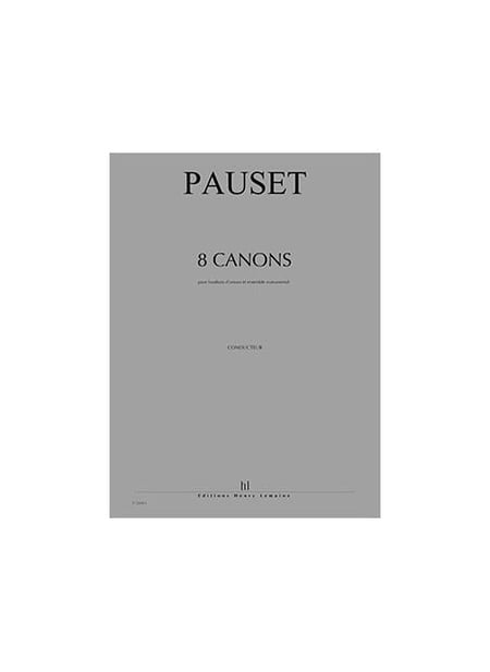 8 Canons - partition hautbois