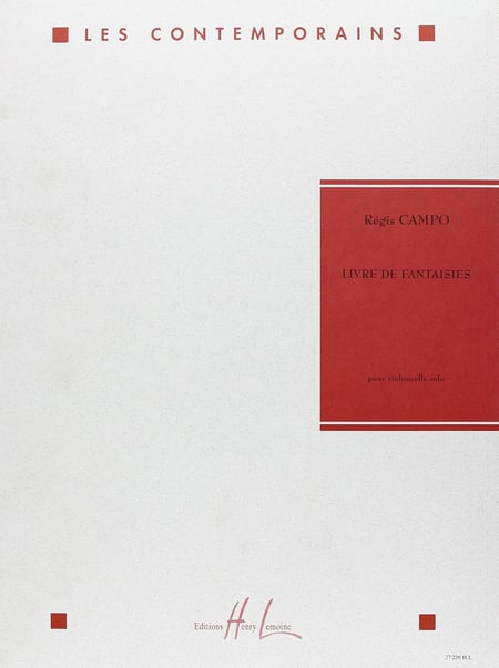 Le Livre de fantaisies - partition violoncelle