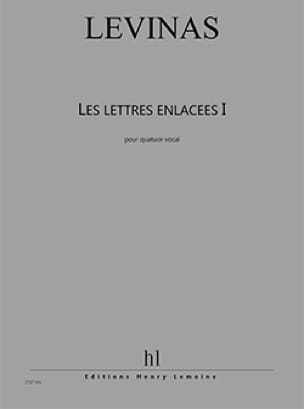 Les Lettres Enlacées I - partition quatuor vocal