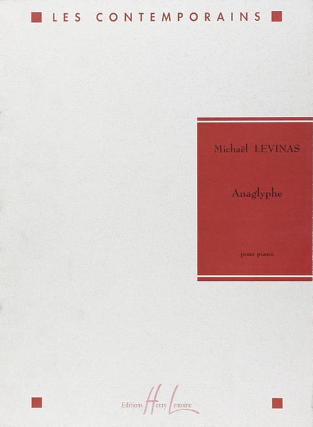 Anaglyphe - partition Piano