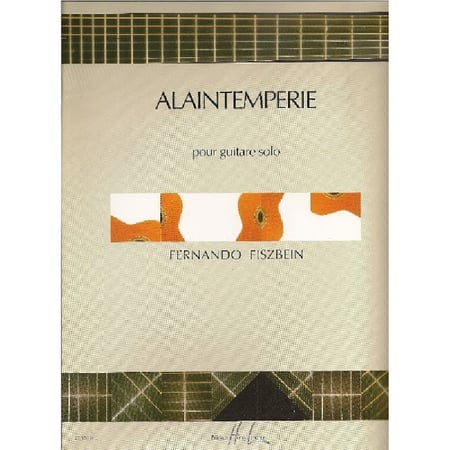 Alaintempérie - partition guitare