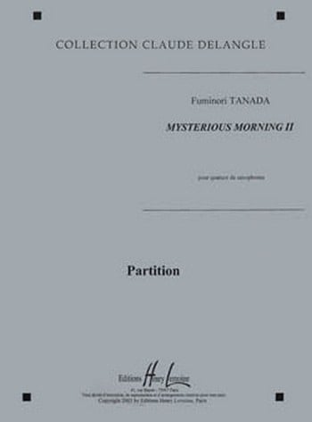 Mysterious Morning II - partition saxophone