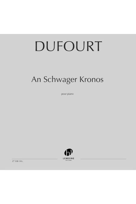 An Schwager Kronos - partition Piano