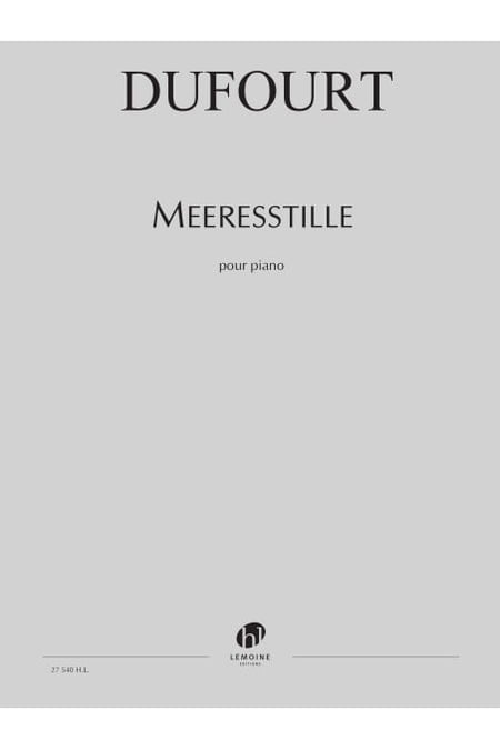 Meeresstille - partition Piano