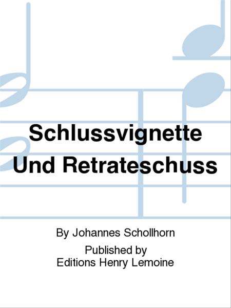 Schlussvignette und Retrateschuss - partition trio à cordes