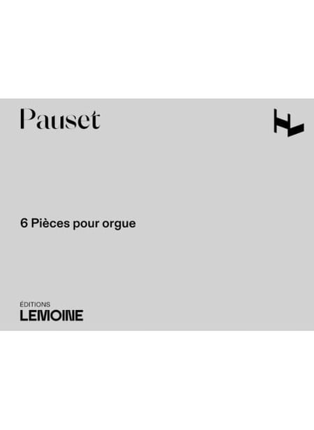 Six Pièces - partition orgue