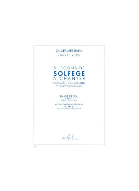 Leçons de solfège à chanter (5) - méthode Solfège