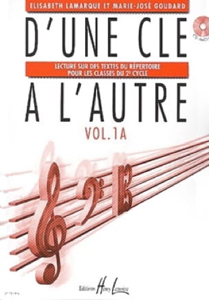 D'une Clé à l'autre Vol.1A - partition formation musicale